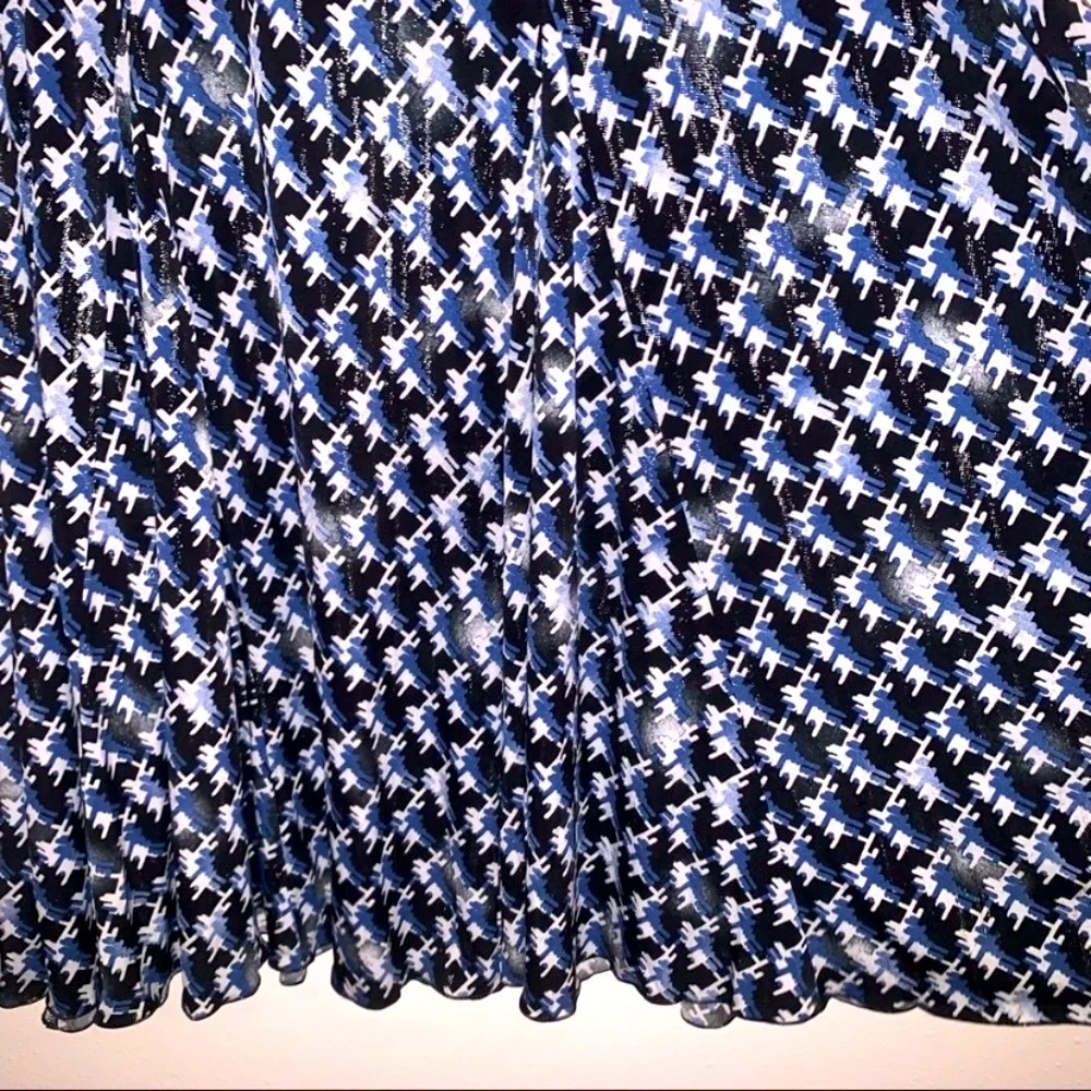 Studio 1940 18W/20W MIDI Print Polyester Spandex Skirt Retro Style